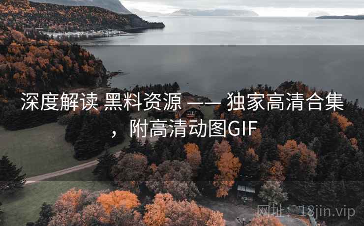 深度解读 黑料资源 —— 独家高清合集，附高清动图GIF