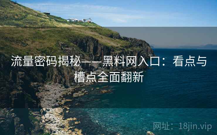 流量密码揭秘——黑料网入口：看点与槽点全面翻新